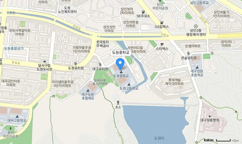 학교 찾아오시는 길 지도